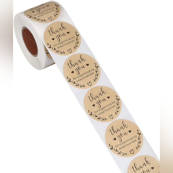 2” Thank 🖤You 🖤 For Supporting My Small Business Stickers•500 Pack - Picture 4 of 10